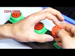 Kırmızı Otomotiv Kablo Demeti J1939 9 Pin Deutsch, Kamyon İçin Obd2 Kablosuna