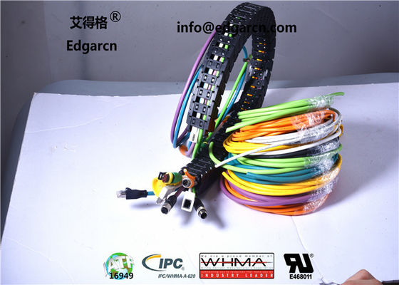 Pur / Tpu Canopen Kablo M12 A Kodlu Erkek Kadın Uzunluğu 1500mm ile Shiled