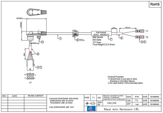 Durable Aftermarket/100% Test Engine Wiring Harness for Ford F350 V8 with Plug Wire Connector Kit